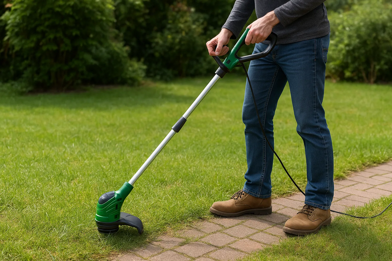 Rasentrimmer einschalten und bedienen: Schritt-fuer-Schritt Anleitung fuer Anfaenger