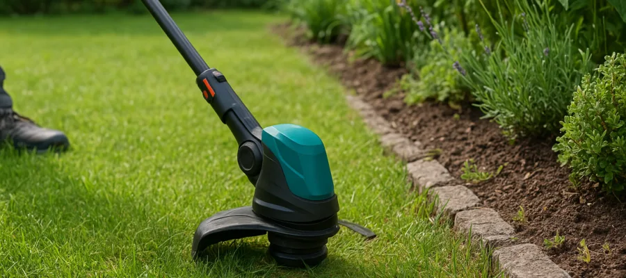 Rasentrimmer im kleinen Garten: So gelingt der praezise Feinschnitt