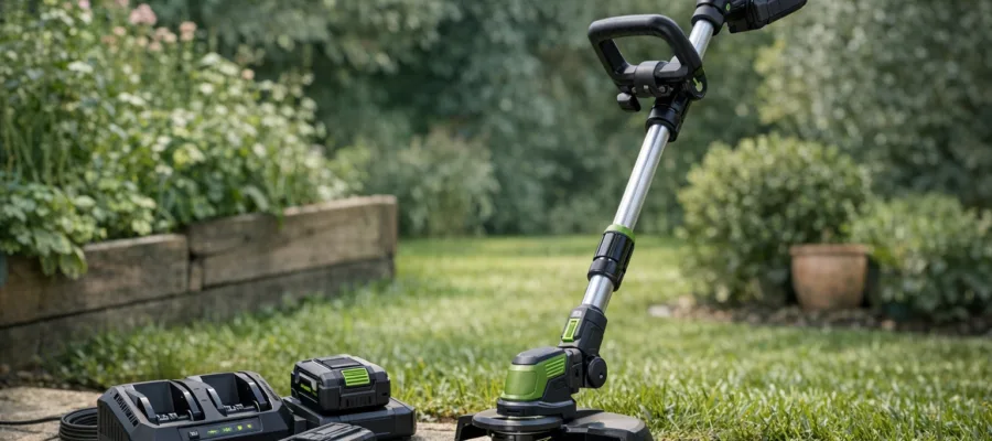Rasentrimmer mit wechselbaren Akkus – Flexibilitaet bei der Gartenarbeit