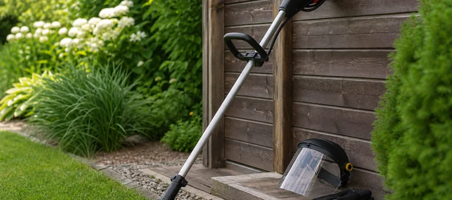 Sicherheitsregeln beim Arbeiten mit dem Rasentrimmer fuer Hobbygaertner