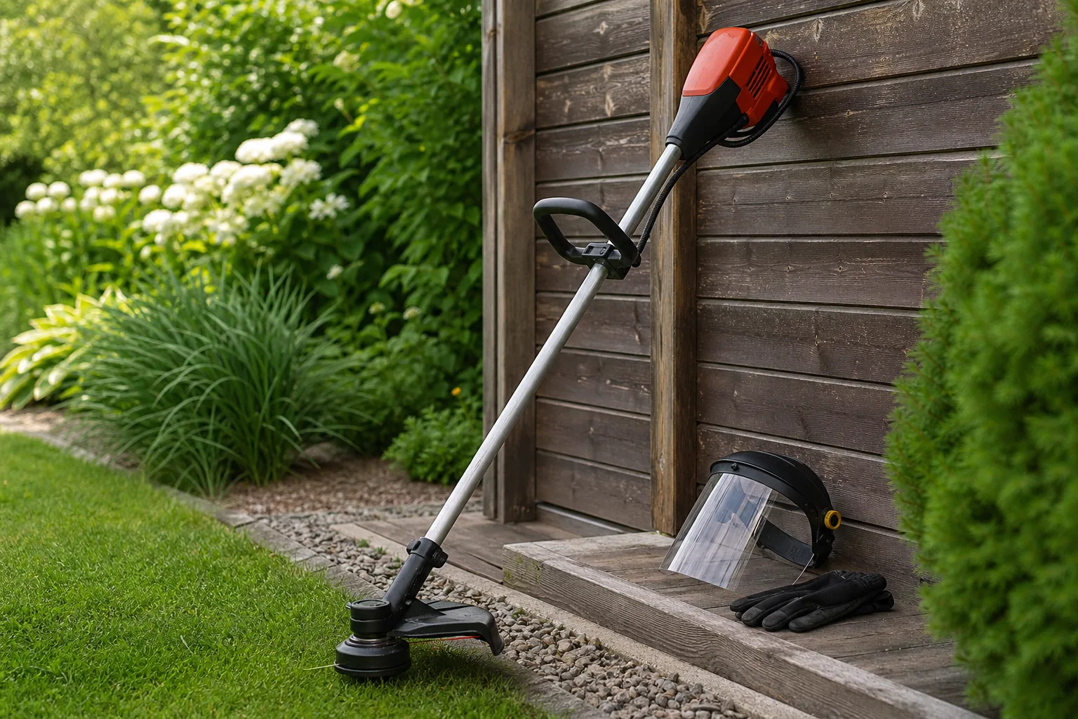 Sicherheitsregeln beim Arbeiten mit dem Rasentrimmer fuer Hobbygaertner